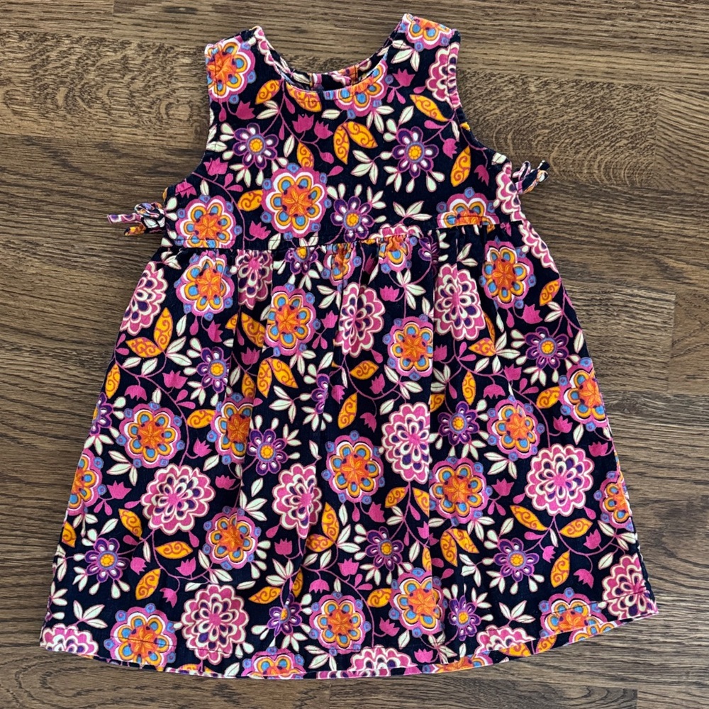 Floral Print Corduroy Hanna Andersson Dress